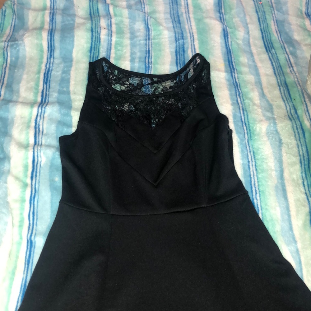 Black, Lace dress